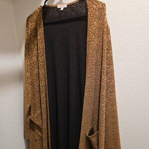 GYPSY BOHO WHIMSY FLORAL LONG DUSTER  KIMONO CARDIGAN